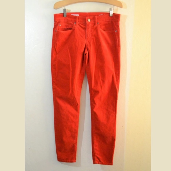 Gap 1969 Legging Jean Corduroy Pants Size 28 / 6r - Picture 1 of 5